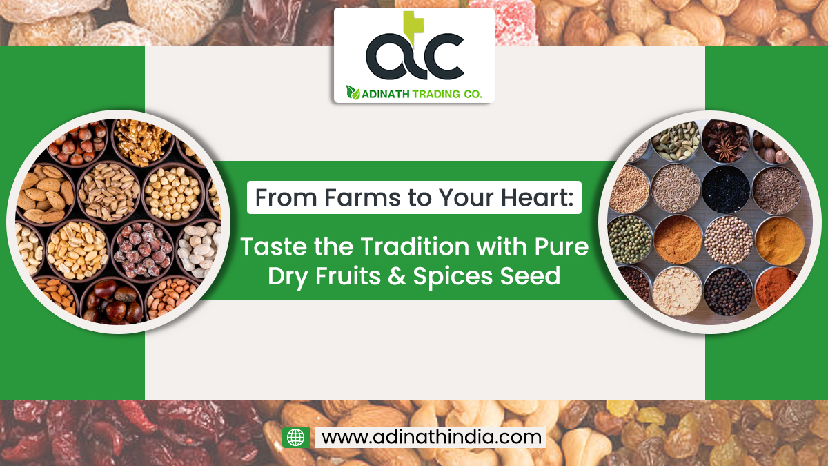 From Farms to Your Heart: Taste the Tradition with Pure Dry Fruits & Spices Seed